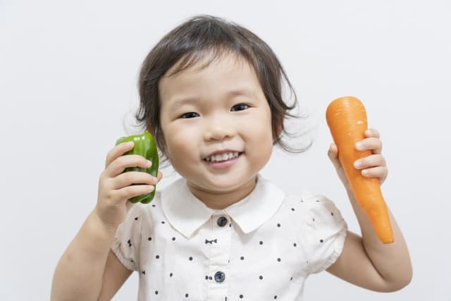 野菜好きな子ども
