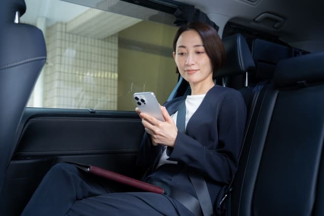 乗車中の利用者