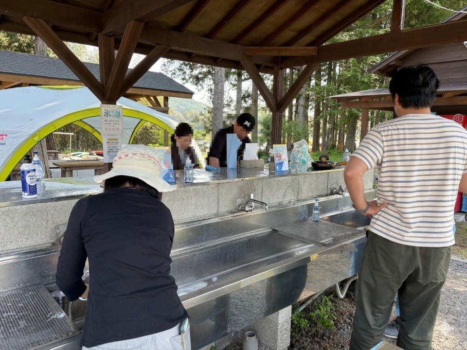 キャンプ場設置