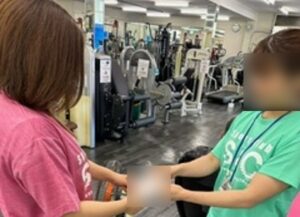 フィットネスジムふりかけ配布